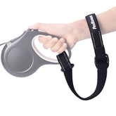 Safety Wrist Strap for Retractable Dog Leash, Reflective Design and Adjustable Soft Padded Handle, Extra Layer Security for Pet Stroller