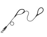 PetBonus Heavy Duty Rope Dog Leash, 5FT 6FT Strong Reflective Pet Training Lead with Swivel Lockable Hook and 2 Comfortable Padded Handles, Puppy Walking leash for Small Medium Large Breeds