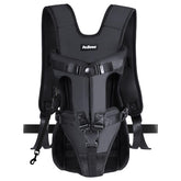 Patented Pet Front Carrier Backpacks, Adjustable & Breathable, Legs Out Easy-fit Dog Chest Carrier for Medium Small Dogs