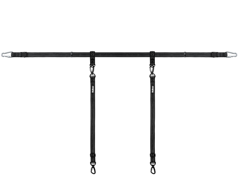 PetBonus Truck Bed Dog Leash, Dog Truck Tether Tie Down, Adjustable Safety Dog Leash for Truck, Comfortable Pick-Up Bed Restraint Lead, Ratchet Tightening Dog Car Harness Belt for Dogs For 2 Dogs Dog Leashes