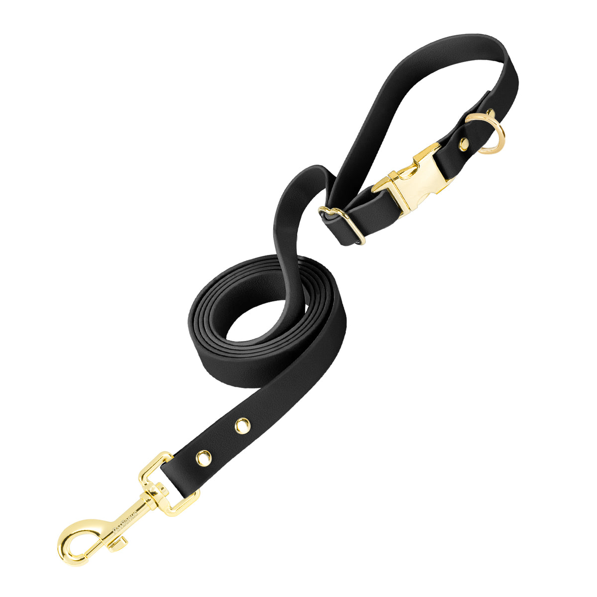 PetBonus Waterproof Dog leash, 5 FT Odor Proof Walking Training lead for Small Medium dog, Adjustable Handle with Side Release Buckle