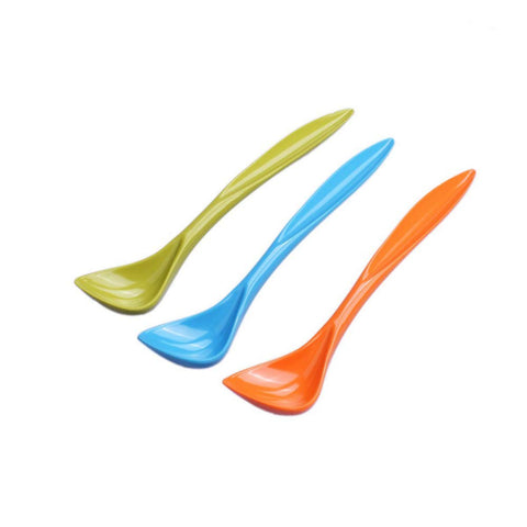 3-Pack Pet Food Can Spoons for Dog Cat Canned Food, Long Handle Special Curved Design for Cans Feeding & Watering Supplies