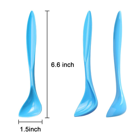 3-Pack Pet Food Can Spoons for Dog Cat Canned Food, Long Handle Special Curved Design for Cans Feeding & Watering Supplies