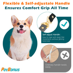PetBonus No Tangle Waterproof Dog Leash, 5 FT Odor Proof Walking Training Lead, Non-Slip and Easy to Clean Puppy leashes for Small Medium Breeds Dogs